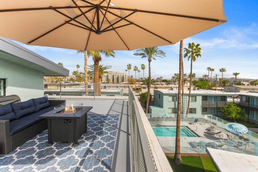 Micro Studio With Balcony & Pool View - Walk To Ot Scottsdale Eksteriør bilde